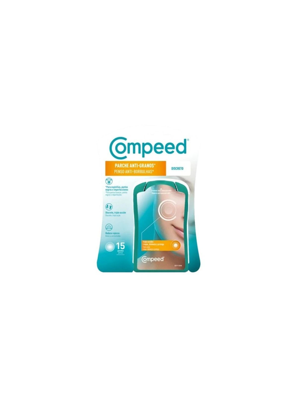 Compeed Parche Anti-Granos Discreto