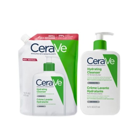 CeraVe Limpiadora Hidratante 473 ml Pack Recarga