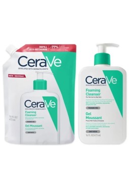 CeraVe Gel Limpiador Espumoso 473 ml Pack Recarga