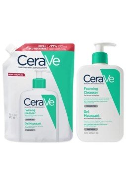 CeraVe Gel Limpiador Espumoso 473 ml Pack Recarga