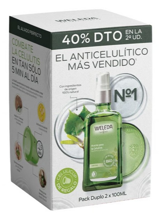 Weleda Aceite para la Celulitis Abedul Duplo