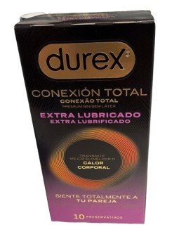 Durex Conexión Total Extra Lubricado 10 preservativos
