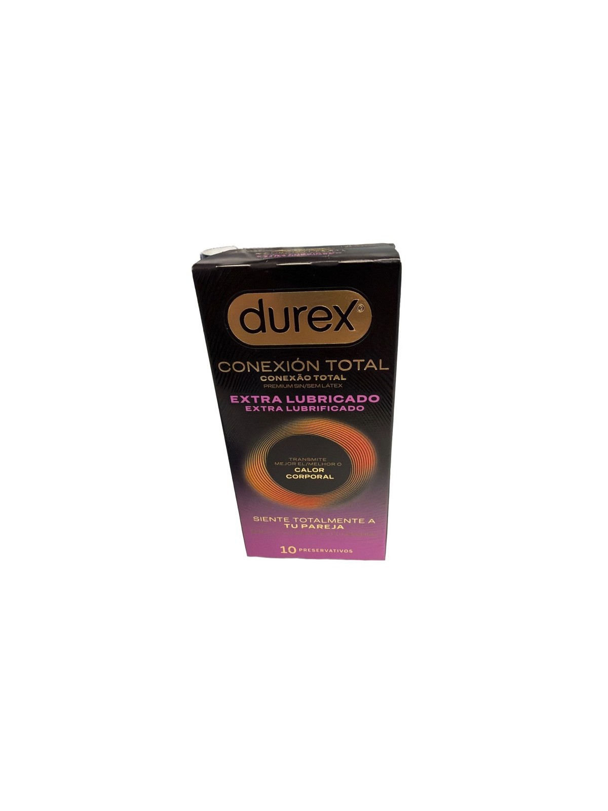 Durex Conexión Total Extra Lubricado 10 preservativos