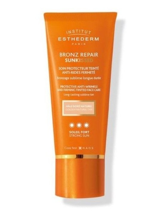 Esthederm Bronz Repair Sunkissed Protector Antiarrugas Color Sol Fuerte