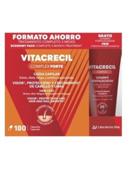 Vitacrecil Complex Forte 180 cápsulas Pack