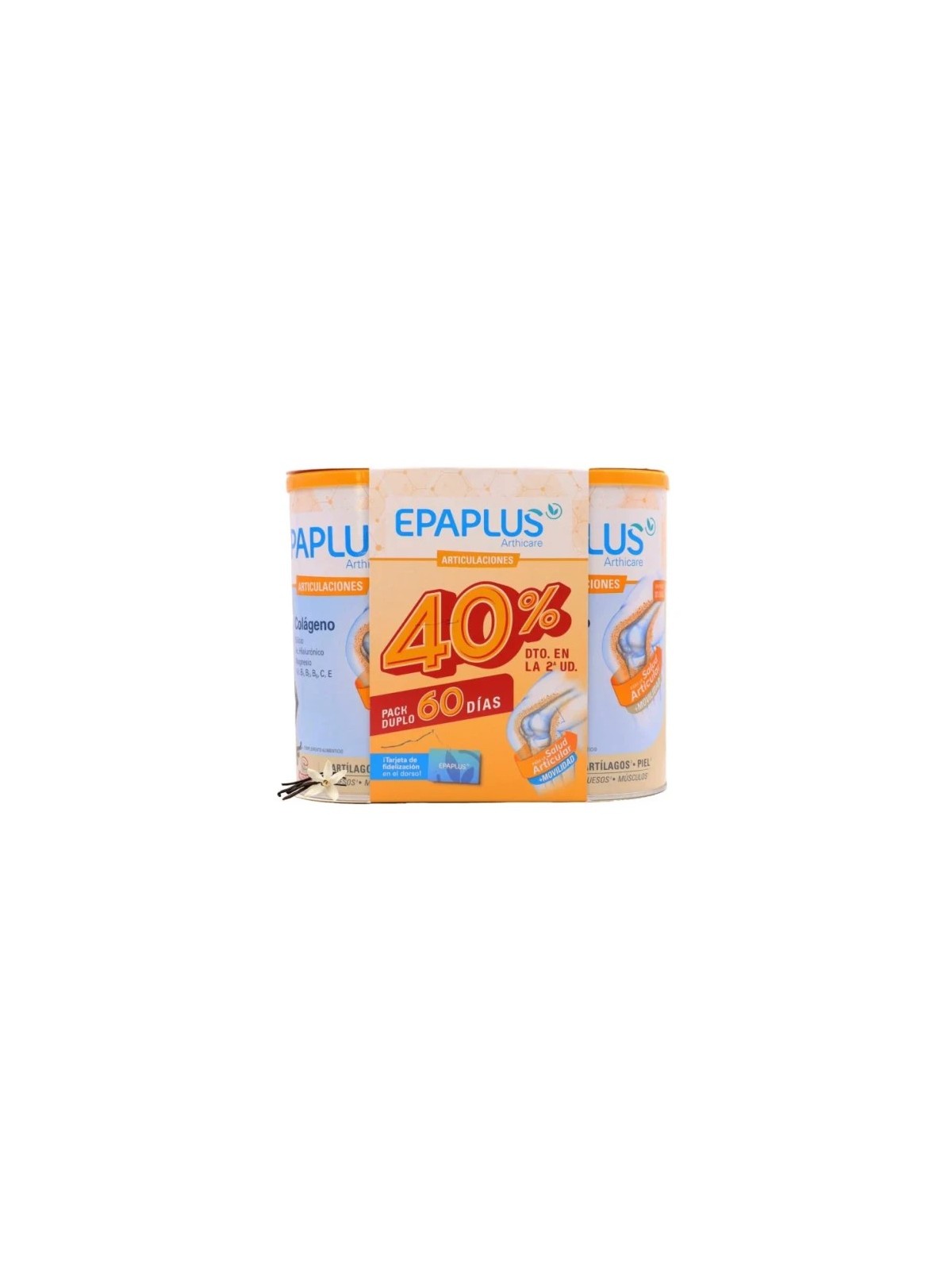 Epaplus Arthicare Articulaciones Vainilla Pack Duplo 60 días
