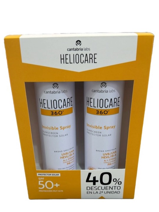 Heliocare 360º Invisible Spray Spf50+ Duplo