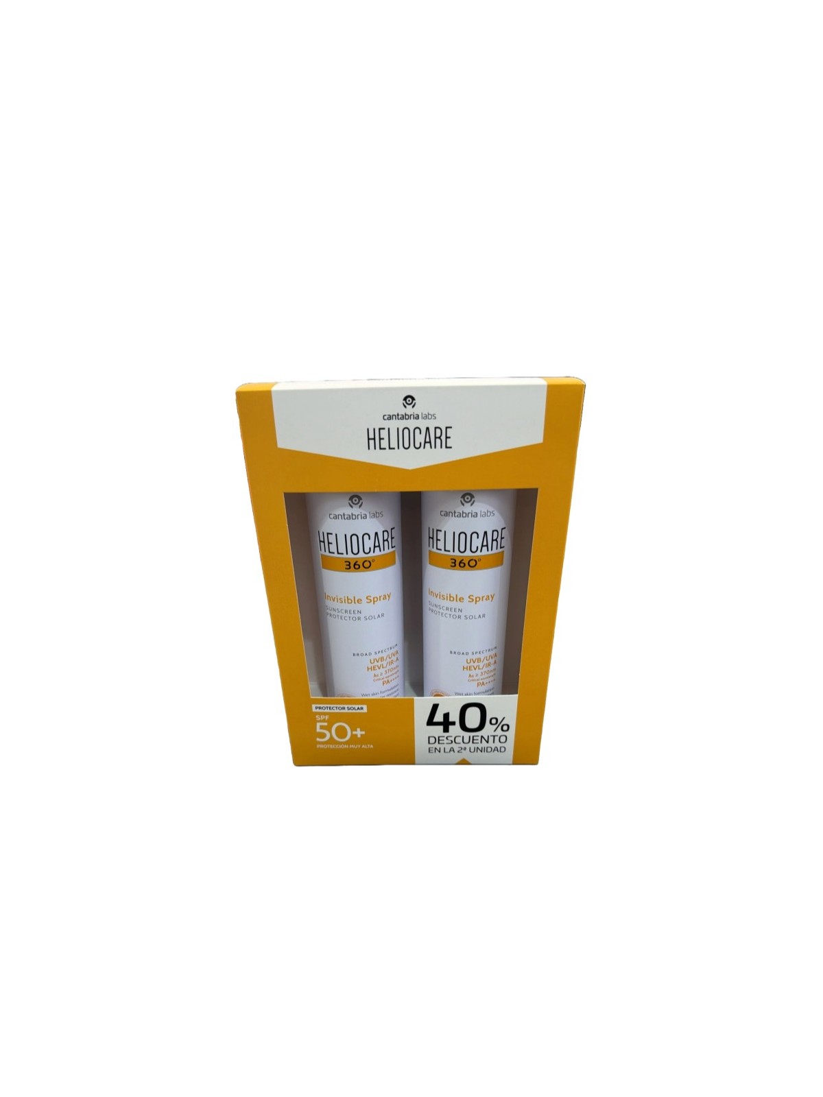 Heliocare 360º Invisible Spray Spf50+ Duplo
