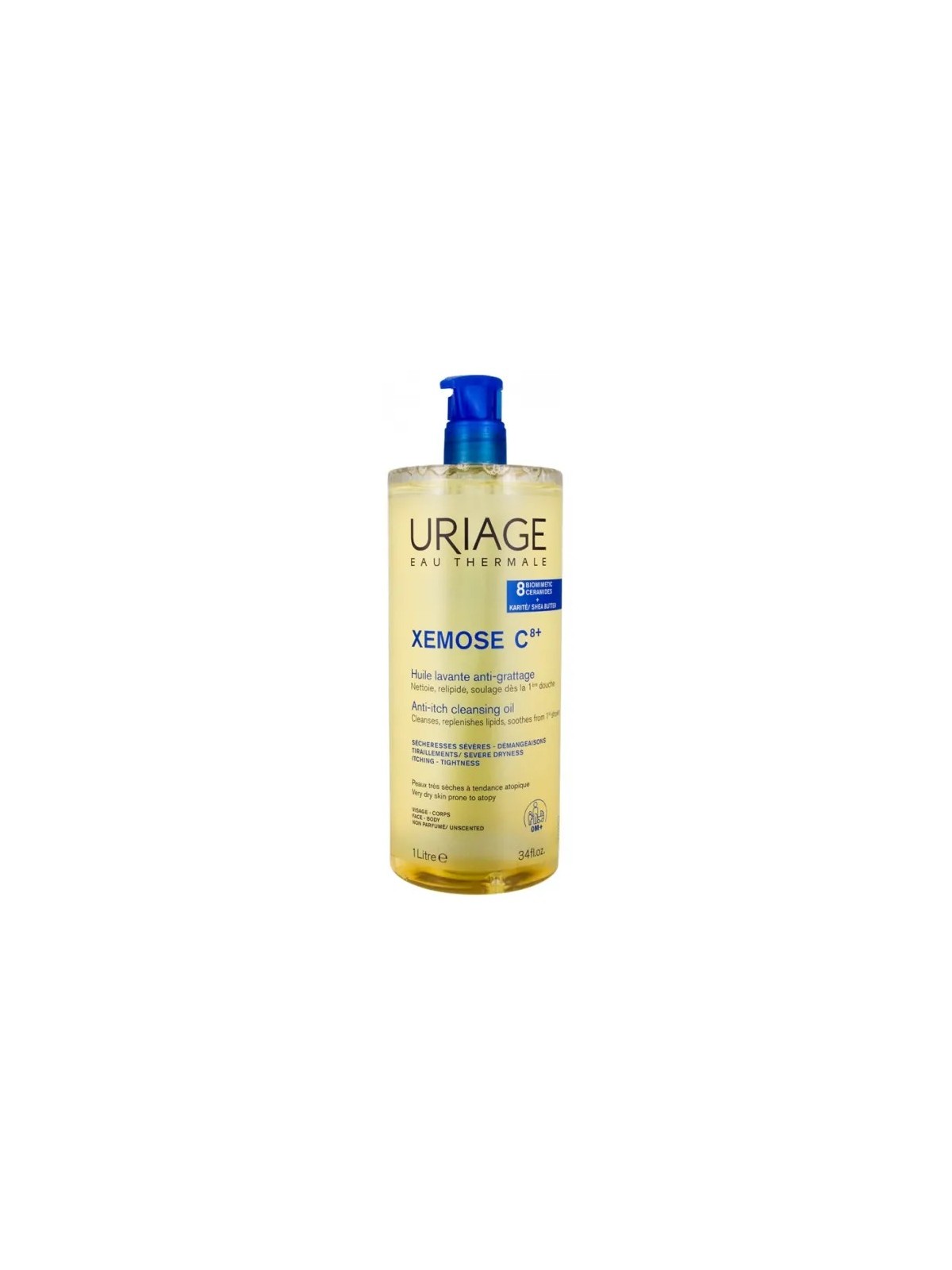 Uriage Xémose C8+ Aceite Limpiador 1 Litro