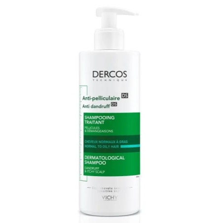 Dercos Anticaspa DS Cabello Normal a Graso Champú 390 ml