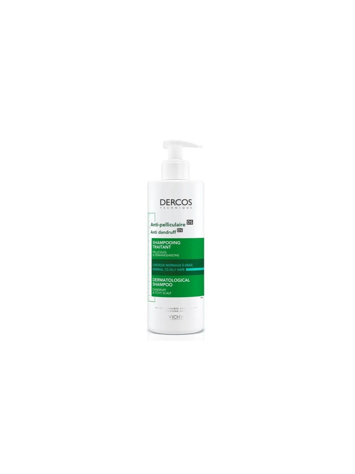 Dercos Anticaspa DS Cabello Normal a Graso Champú 390 ml