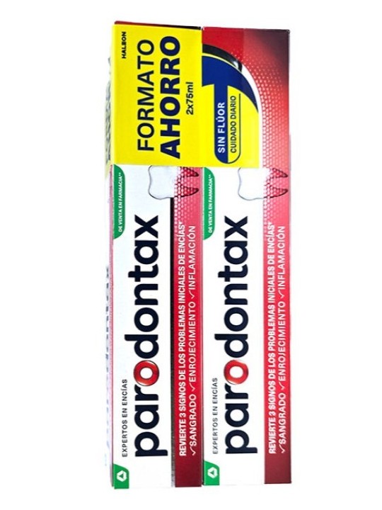 Parodontax Sin Flúor Pasta Dentífrica 75 ml Duplo