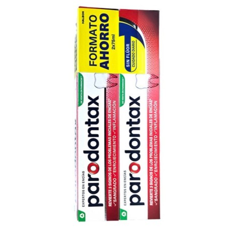 Parodontax Sin Flúor Pasta Dentífrica 75 ml Duplo