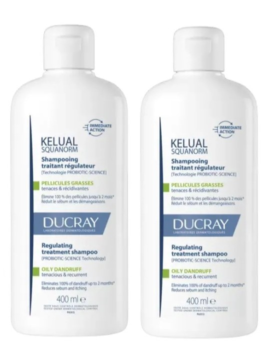 Kelual Squanorm Champú Caspa Grasa 400 ml Duplo