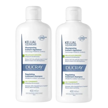 Kelual Squanorm Champú Caspa Grasa 400 ml Duplo