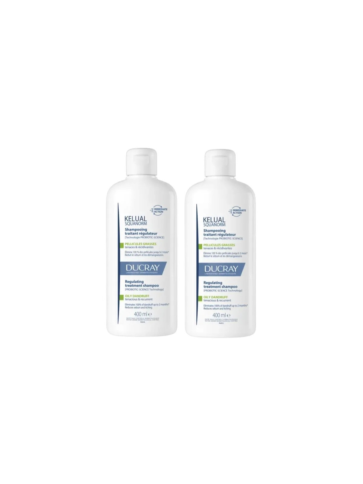 Kelual Squanorm Champú Caspa Grasa 400 ml Duplo