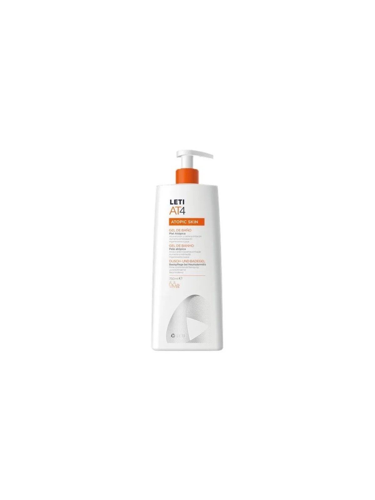 Leti AT4 Gel de Baño 750 ml