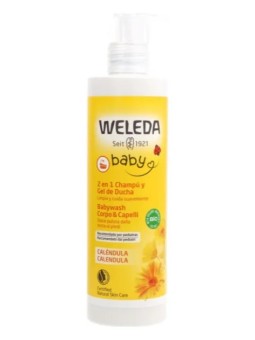Weleda Baby 2en1 Champú y Gel de Ducha Caléndula 400 ml