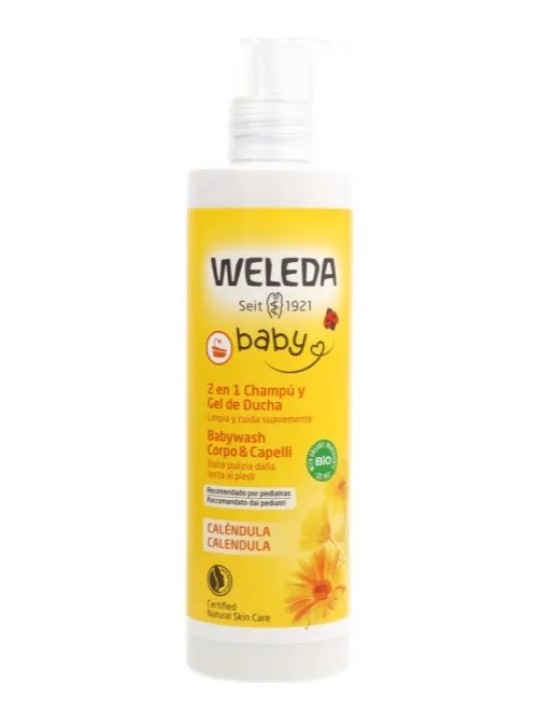 Weleda Baby 2en1 Champú y Gel de Ducha Caléndula 400 ml