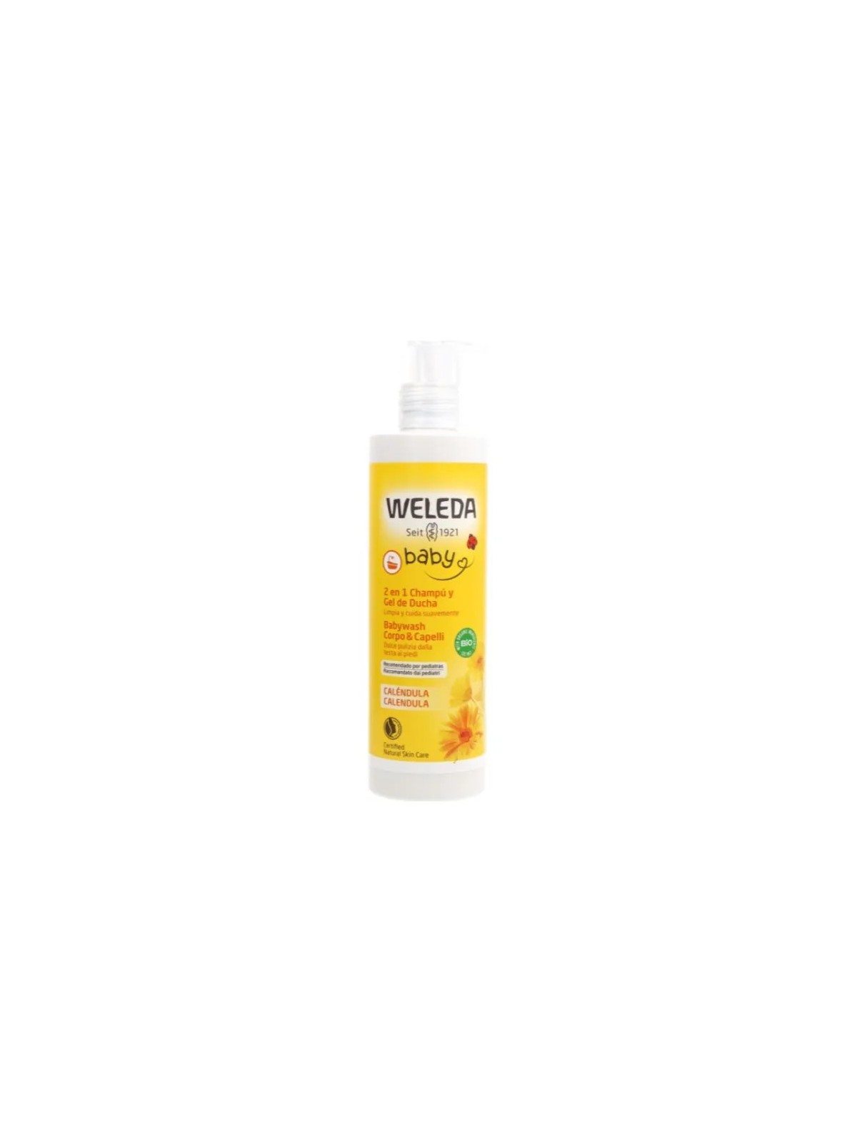 Weleda Baby 2en1 Champú y Gel de Ducha Caléndula 400 ml