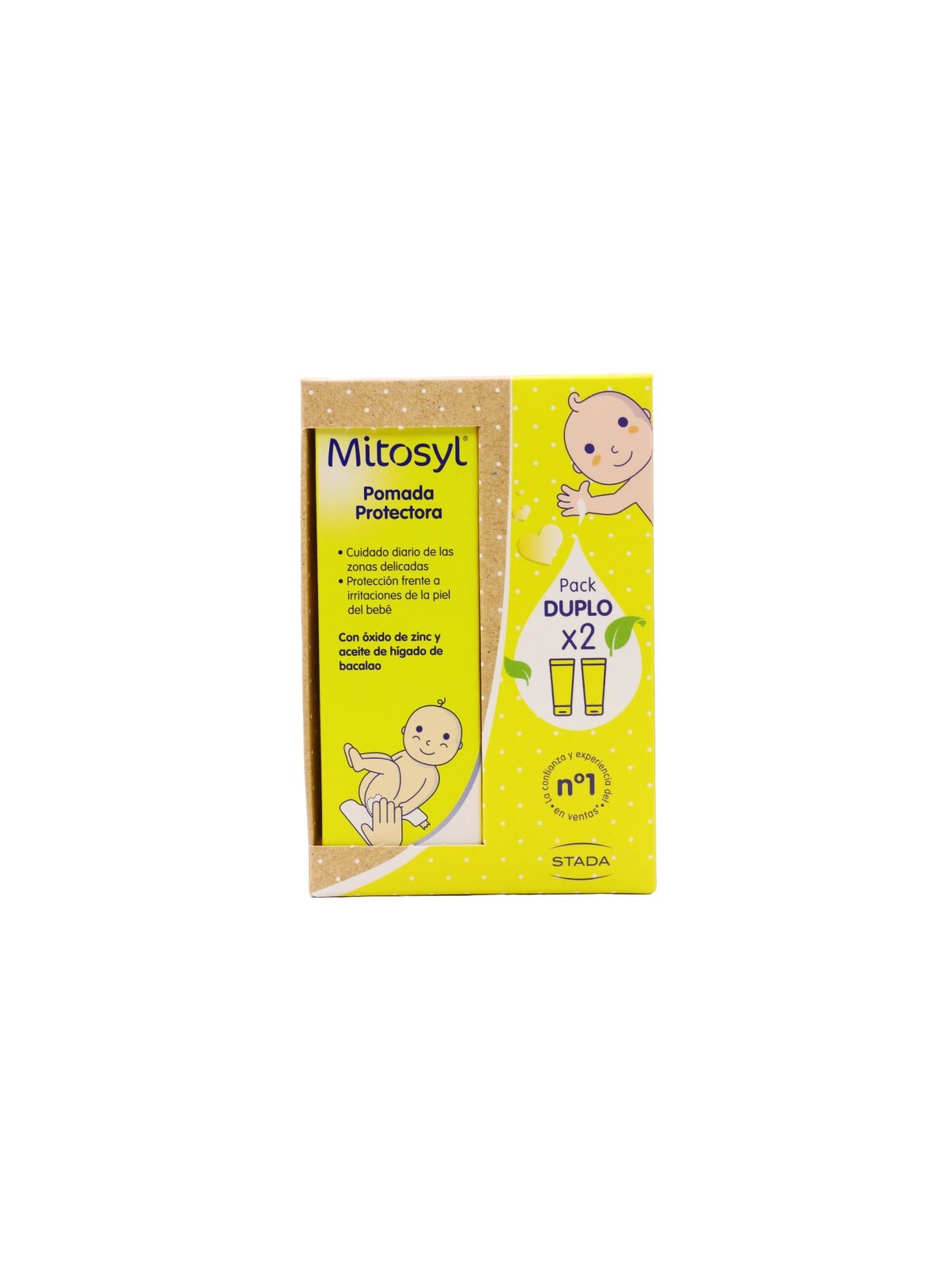 Mitosyl Pomada Protectora Duplo 2x65 gr