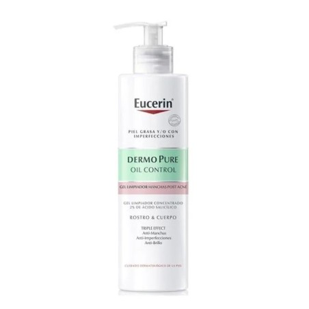 DermoPure Oil Control Gel Limpiador Triple Efecto 400 ml