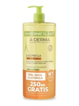 Exomega Control Aceite de Ducha Emoliente 1000 ml