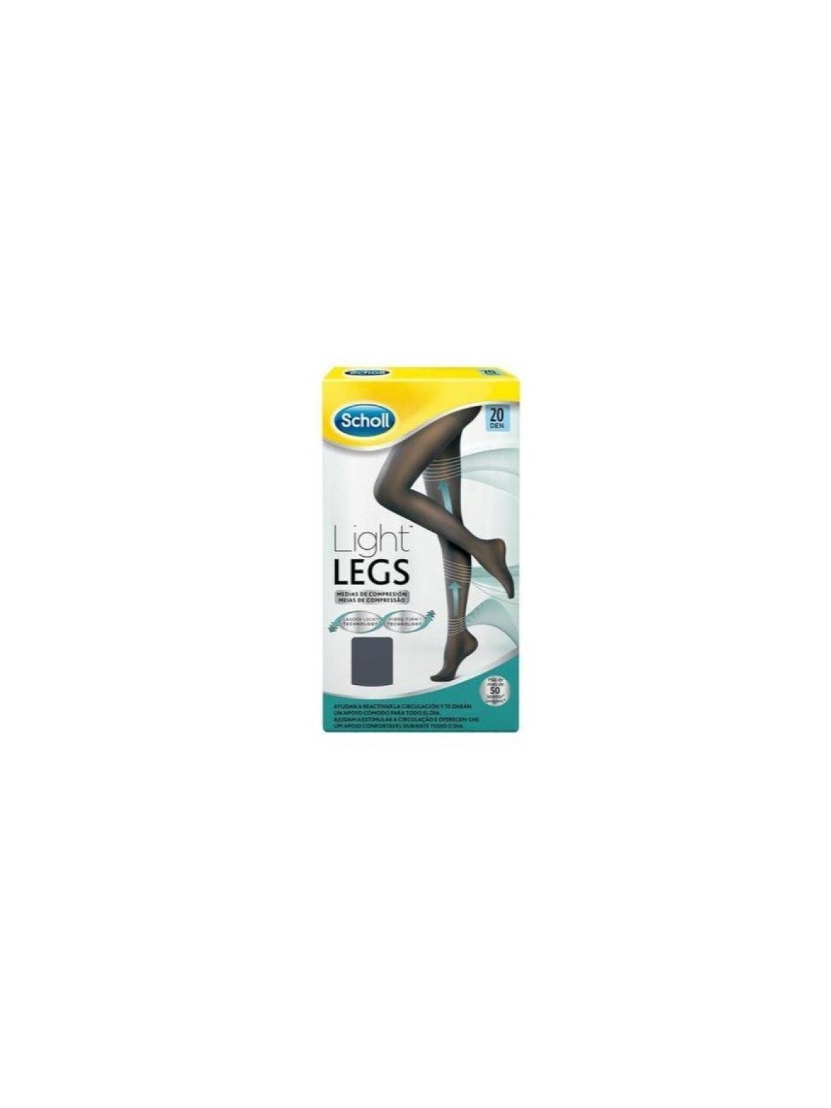 Scholl Light Legs 20 DEN Negras T-M