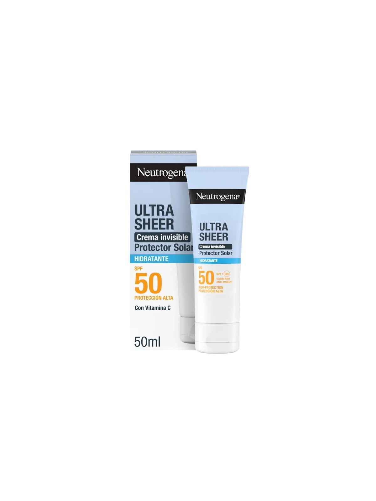 Neutrogena Ultra Sheer Crema Invisible Hidratante Spf50