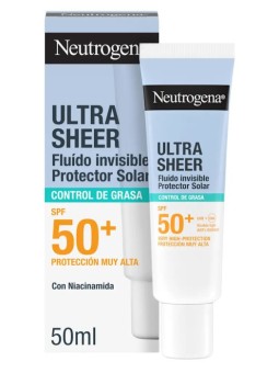 Neutrogena Ultra Sheer Fluido Invisible Control de Grasa Spf50+