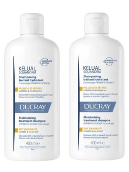 Kelual Squanorm Champú Caspa Seca 400 ml Duplo