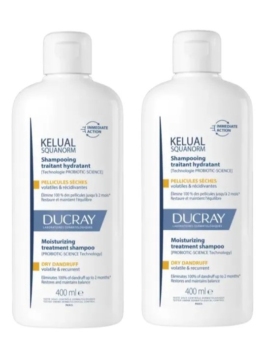 Kelual Squanorm Champú Caspa Seca 400 ml Duplo