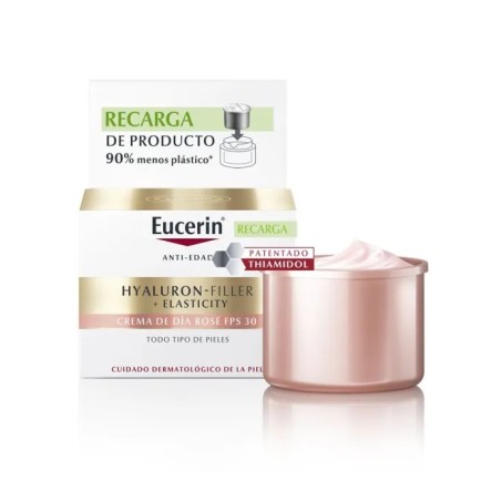 Hyaluron-Filler+Elasticity Día Rosé Spf30 Recarga