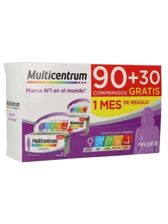 Multicentrum Mujer 90+30 comprimidos