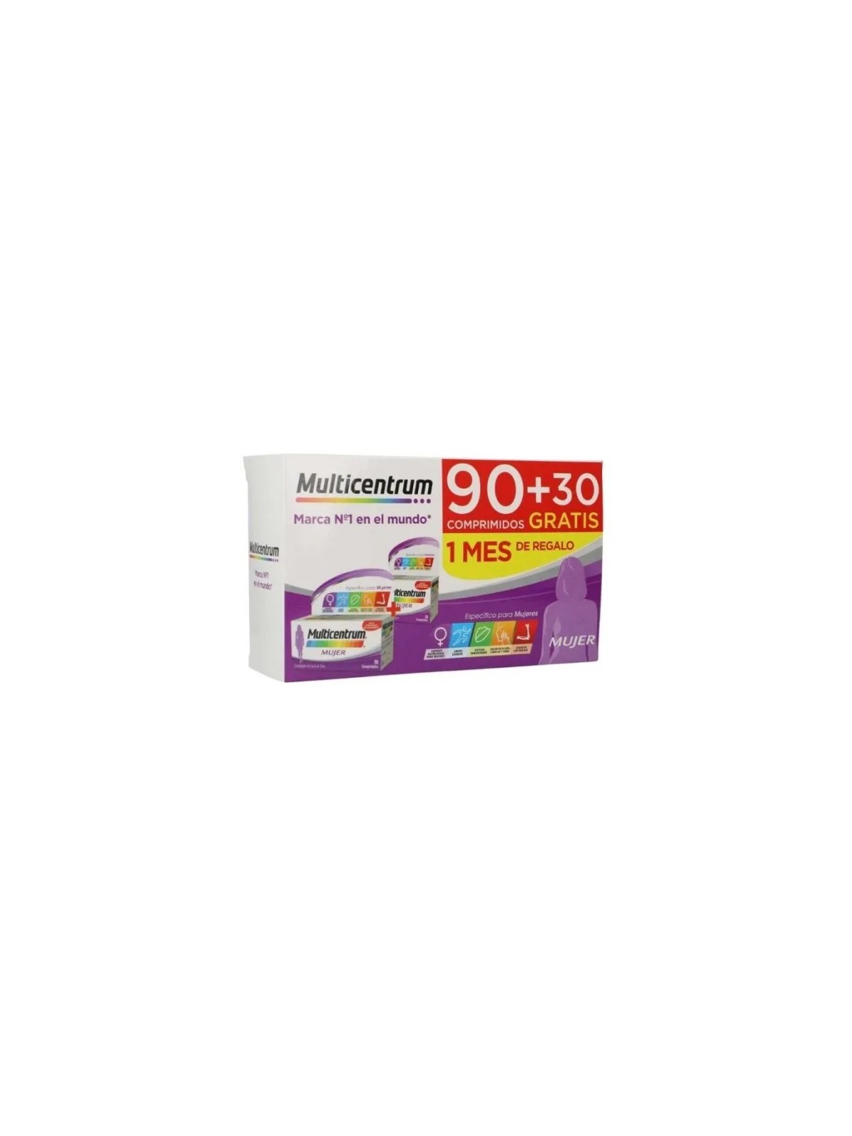Multicentrum Mujer 90+30 comprimidos