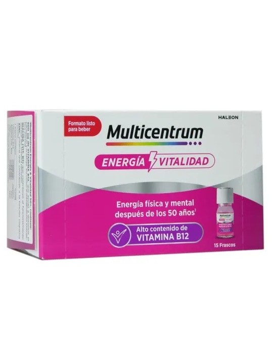 Multicentrum Energía y Vitalidad 50+ 15 frascos