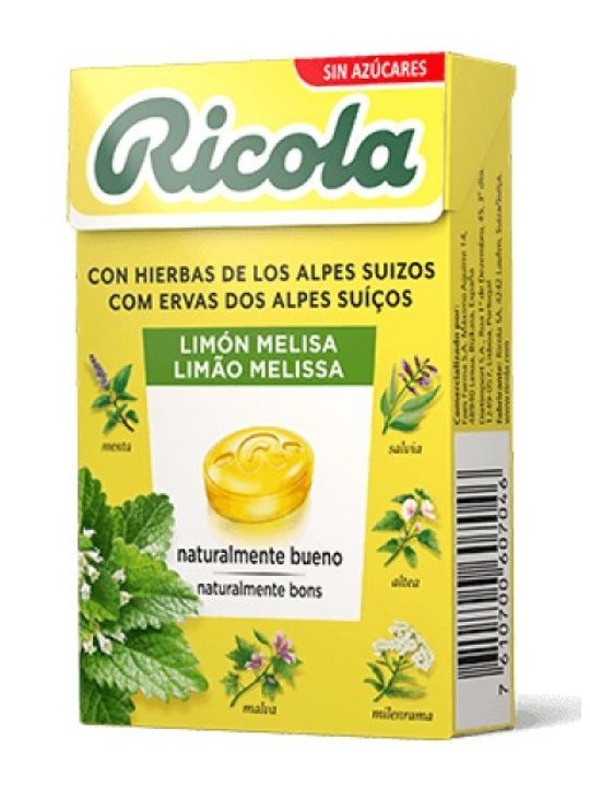Ricola Limón Melisa Caramelos 50 gr