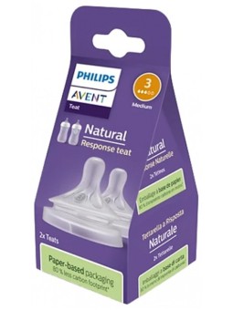 Tetinas Natural Response Flujo-3 Medio
