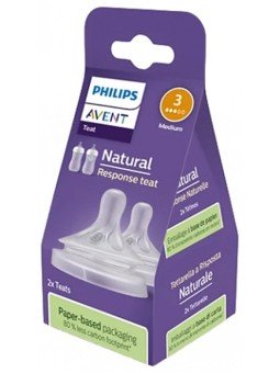 Tetinas Natural Response Flujo-3 Medio