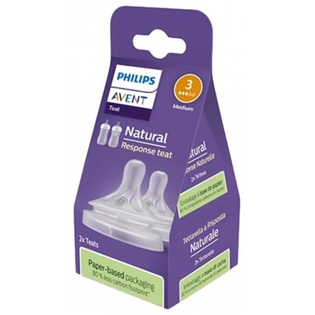 Tetinas Natural Response Flujo-3 Medio