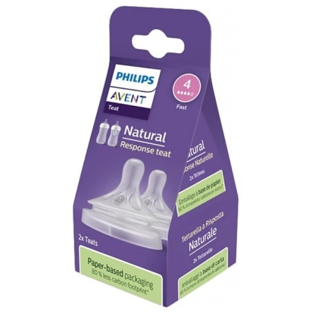 Tetinas Natural Response Flujo-4 Rápido