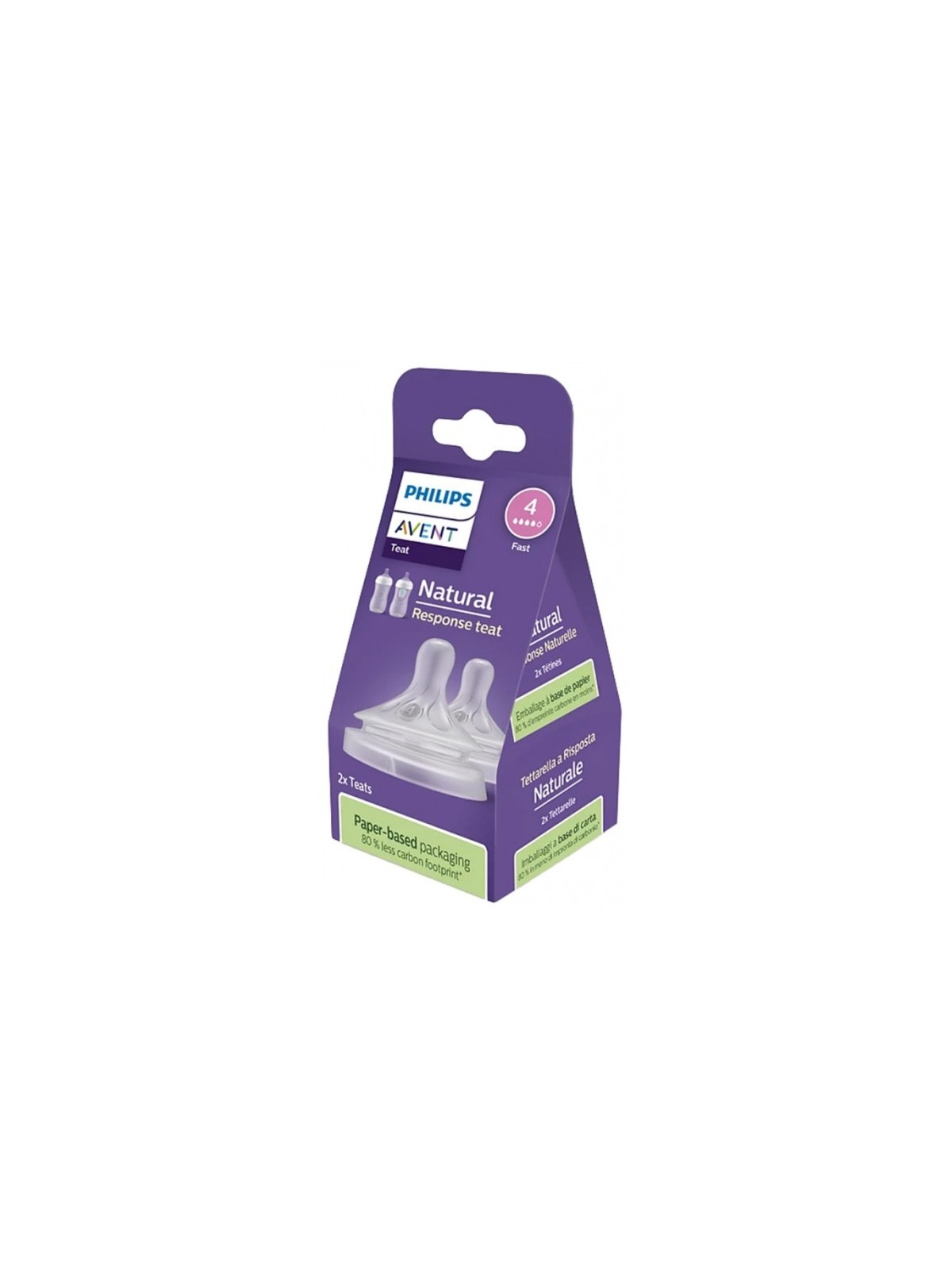 Tetinas Natural Response Flujo-4 Rápido