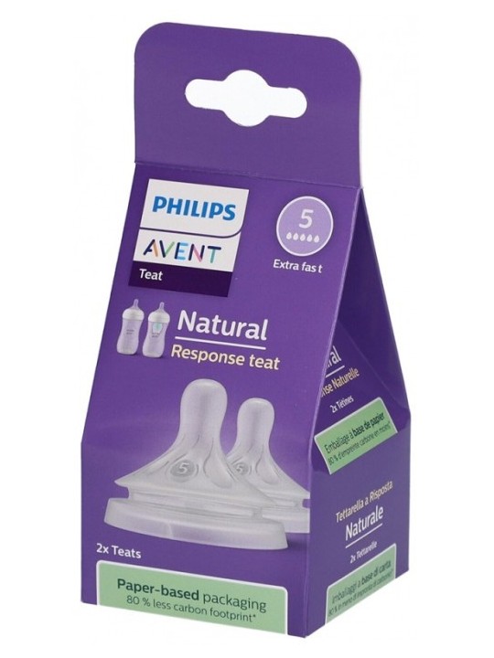 Tetinas Natural Response Flujo-5 Muy Rápido