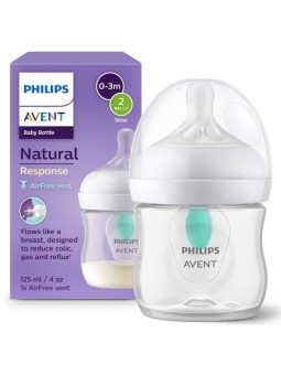 Biberón Natural Response AirFree Flujo-2 125 ml