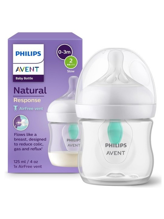 Biberón Natural Response AirFree Flujo-2 125 ml