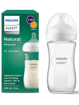 Biberón Natural Response Cristal Flujo-3 240 ml