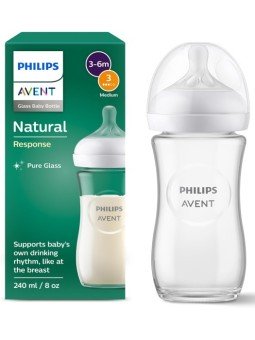 Biberón Natural Response Cristal Flujo-3 240 ml