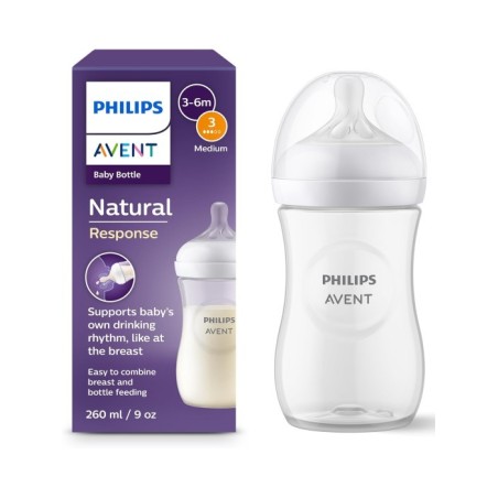 Biberón Natural Response Flujo-3 260 ml