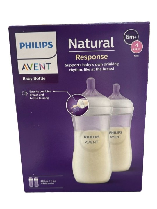Biberón Natural Response Flujo-4 330 ml Duplo