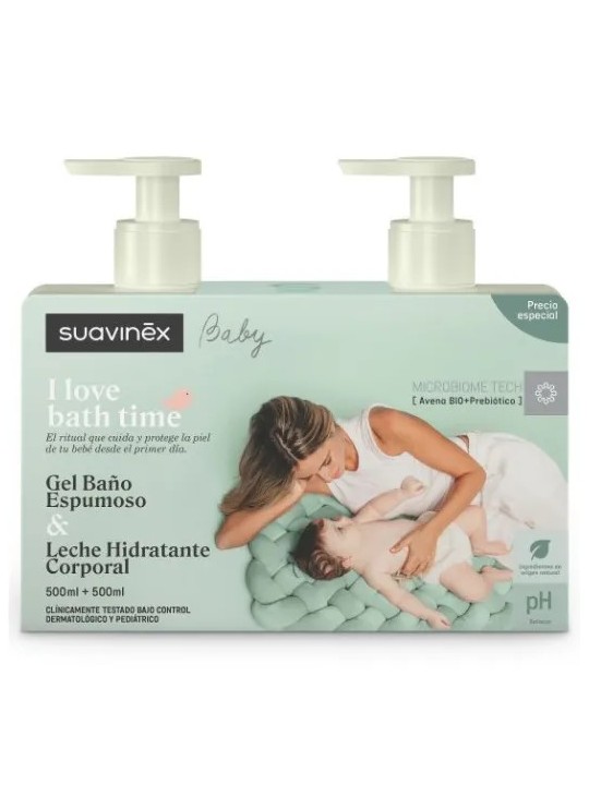 Suavinex Pack Gel Baño Espumoso y Leche Hidratante